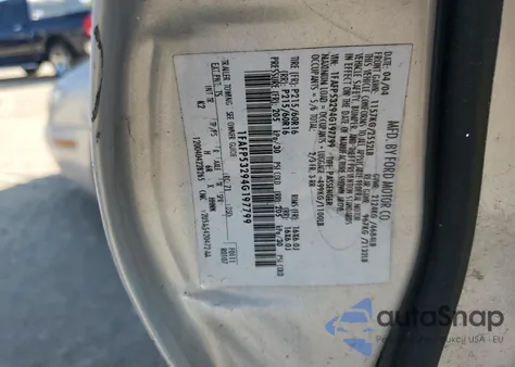 2000 Mercury Sable Ls Premium from USA, damaged, VIN 1MEFM55S3YG629629